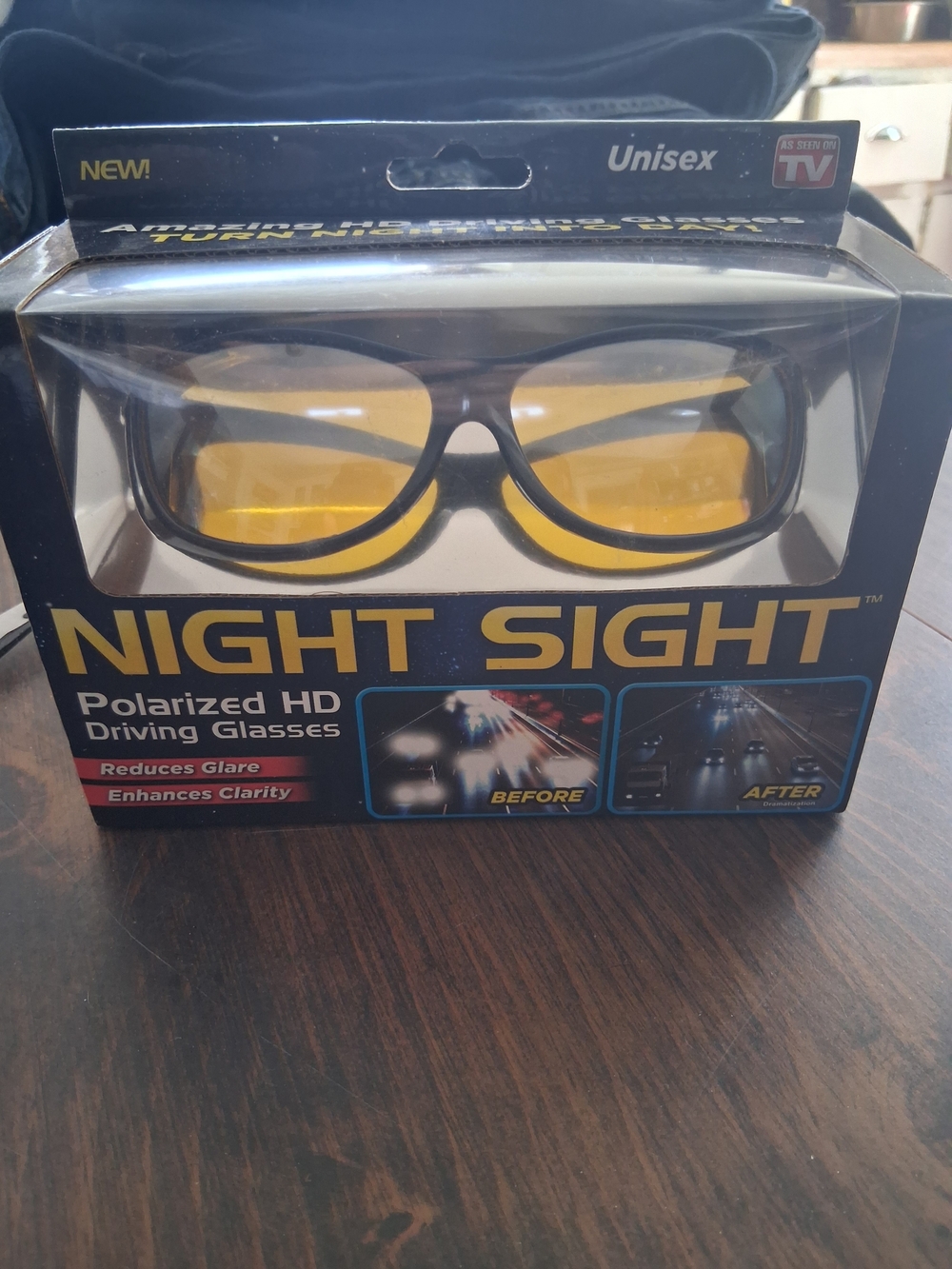 Night Sight Polarized HD Driving Glasses - Yellow Lenses